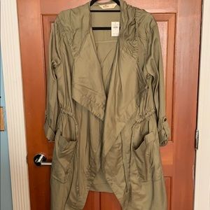 Army green Hollister jacket